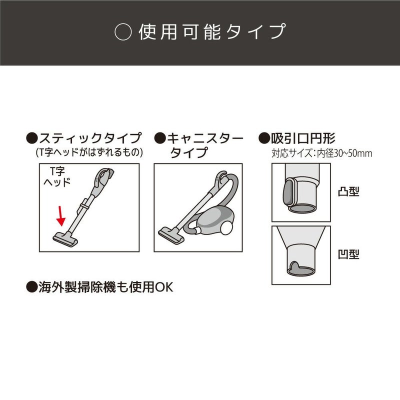 圧縮袋用の掃除機アダプタ